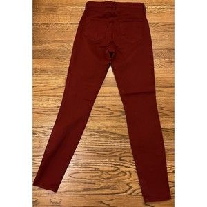 Jeans L'Agence Margot Red Size 27 Skinny high Rise Red Cotton Blend Denim